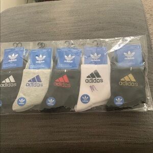 Adidas Men's Multi-Color Crew Socks